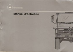 Notice d'entretien Unimog 427 - 7.1989 - 30 403 51 52 Original - 324031014